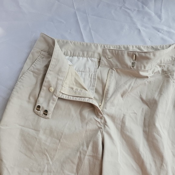 Nike Golf Shorts Womens 12 Beige Khaki Fit Dry Chino Performance Walking Casual - Picture 4 of 7